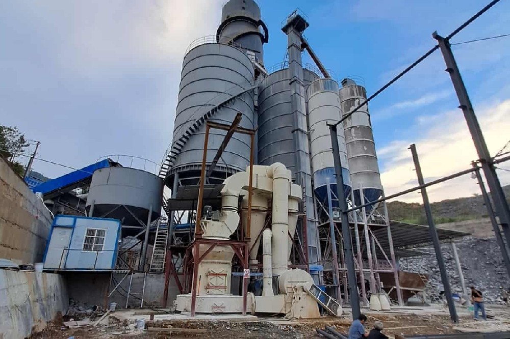 Raymond mill processing blast furnace slag